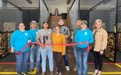 Ribbon Cutting for Cornerstone Axe Throwing: Belle’s Newest Spot for Fun and Adventure